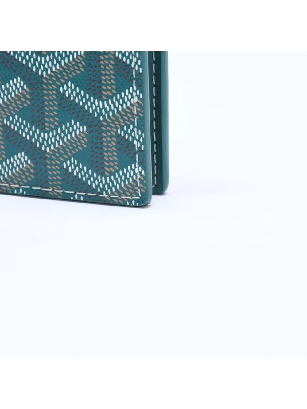 Goyard Victoire Wallet Leather Green